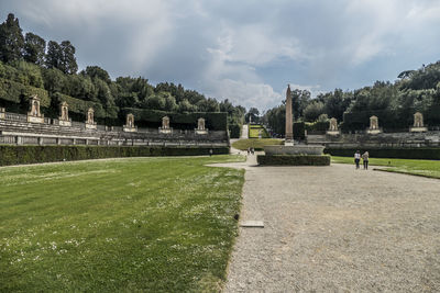 Panoramic view of historical building against sky