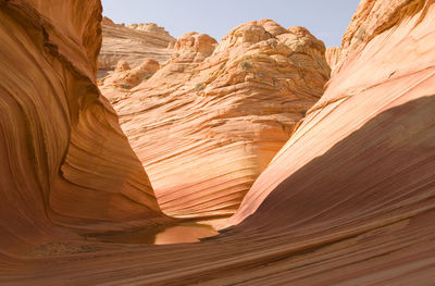 Rock formations in a desert