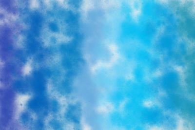 Low angle view of clouds in blue sky