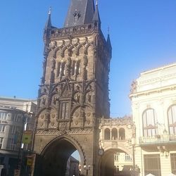 Low angle view of historical building