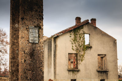 Old building against sky