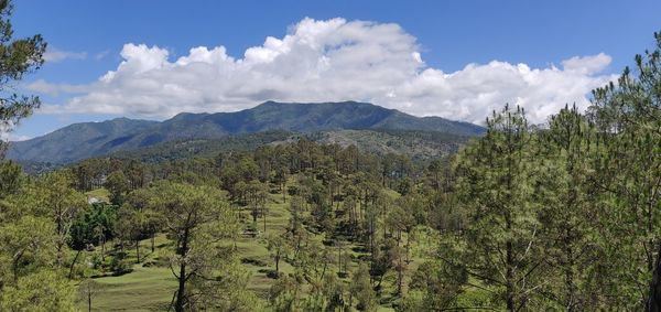 Panoramic view of landscape against sky