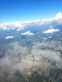 Aerial view of landscape