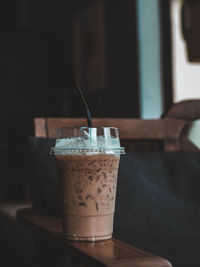 Close-up of coffee on table