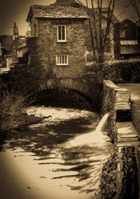 View of building by water