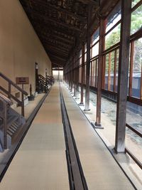 Walkway in old building