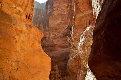 Low angle view of cave