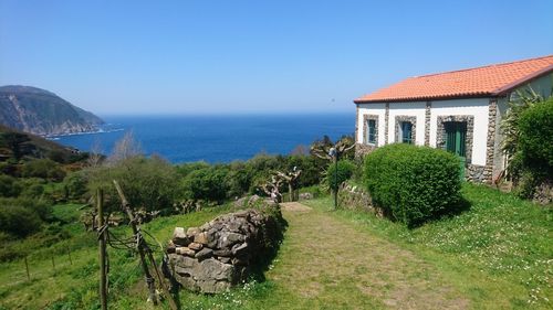 San andres de teixido, galicia, spain, may 2018 landscape and architecture