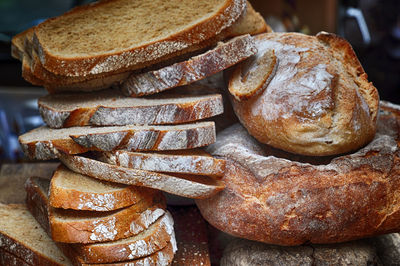 Detail shot of bread