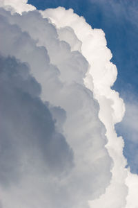 Low angle view of clouds in sky