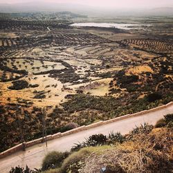 Aerial view of landscape