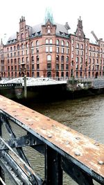 View of canal along buildings