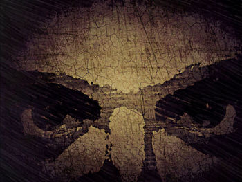 Low angle view of illuminated built structure