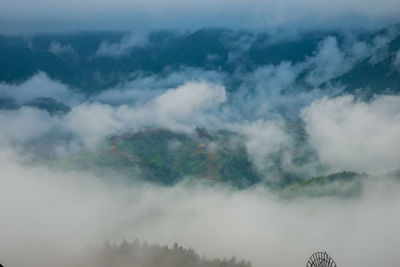 Low angle view of clouds in sky