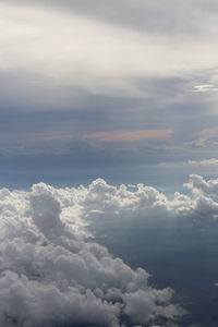 Low angle view of clouds in sky