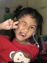 Portrait of cute boy