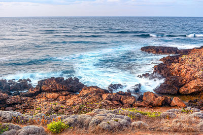 Rocks on beach