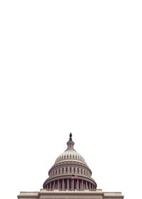 Low angle view of capitol building against sky