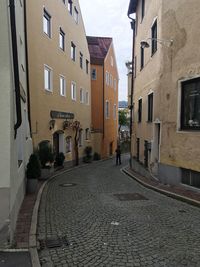 View of street through window