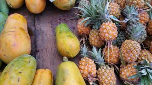 Close-up of fruits in market