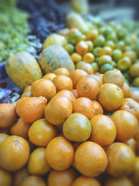 Close-up of fruits for sale in market