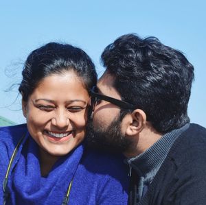 Portrait of a smiling couple