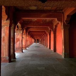 Corridor of building