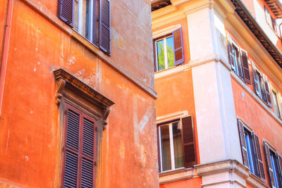 Low angle view of residential building