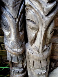 Close-up of buddha statue