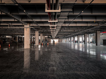 View of empty parking lot