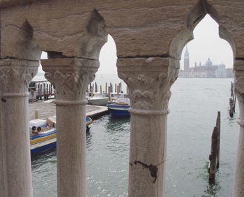 River flowing through a park