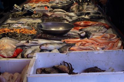 Fish for sale at market