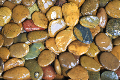 Full frame shot of stones