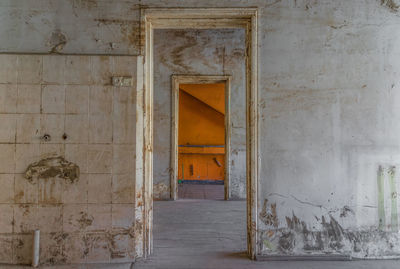 Entrance of old building