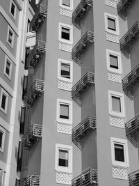 Low angle view of residential building