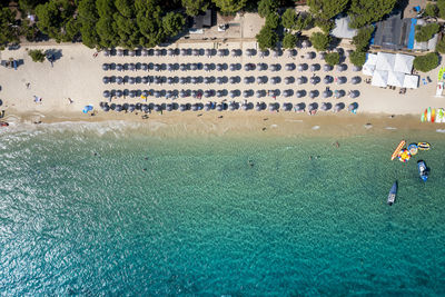 Aerial view of beach