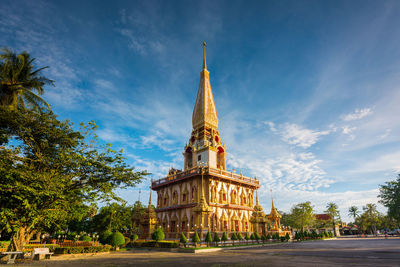 Temple against sky