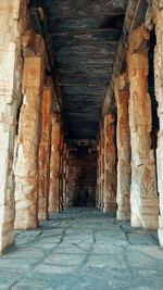 Corridor of historic building