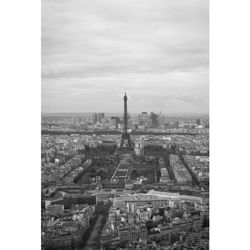 View of the eiffel tower from the montparnasse tower