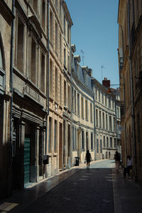 Low angle view of buildings in city