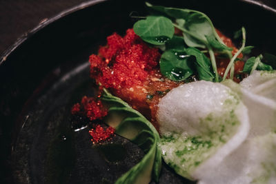 Close-up of salad in bowl