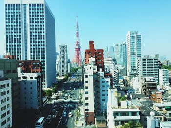 Modern buildings in city