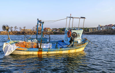 Fishing boats in the harbor