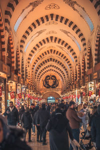 Group of people in temple