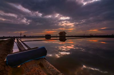 Scenic view of sky during sunset