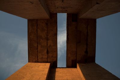 View of pier against sky