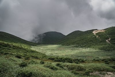 Scenic view of landscape against sky