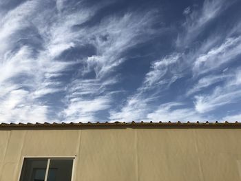 Low angle view of building against sky