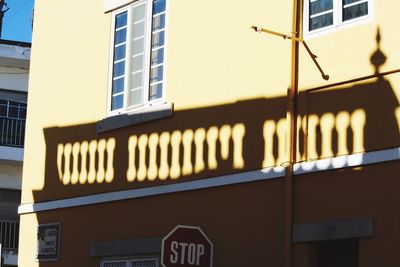 Low angle view of apartment building