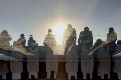 Group of people at beach